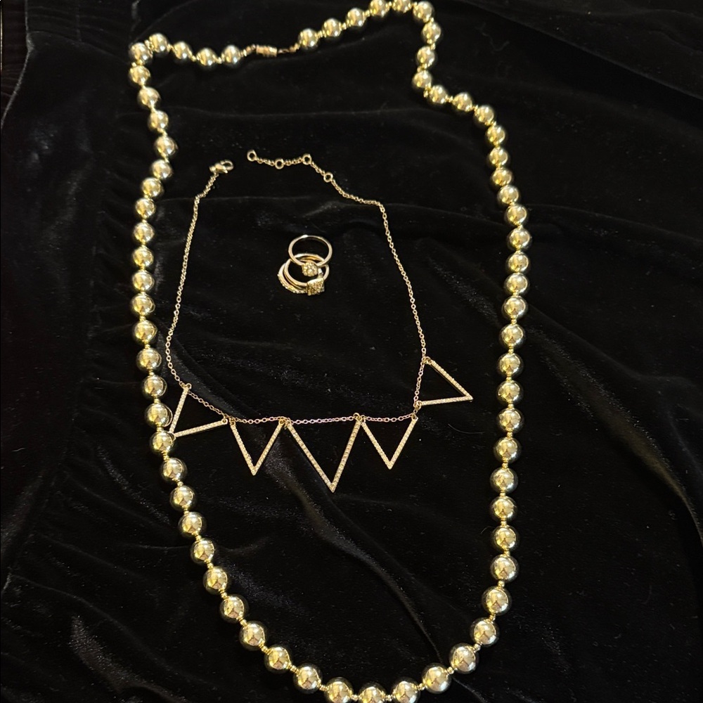3/$20 Gold Necklaces and Rings Bundle